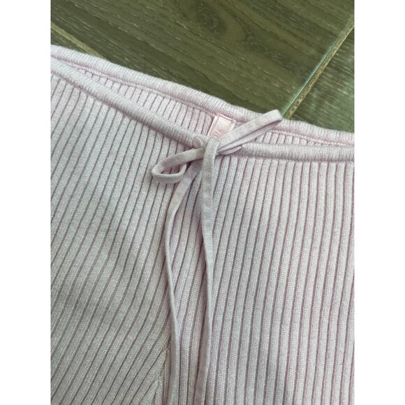 Skims Cozy Rib Knit Shorts Size XL Pink Lounge Intimates Aesthetic Y2K Sleepwear - Picture 5 of 6